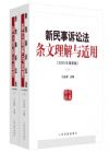 新民事訴訟法  條文理解與適用